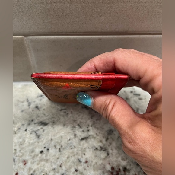 MCM Bi-color Card Holder with Dustbag & Box - Picture 11 of 11